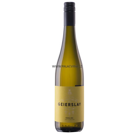 Riesling QbA feinherb Yellow label, Weingut Geierslay
