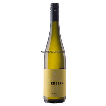 Riesling QbA trocken, Yellow label,  Weingut Geierslay