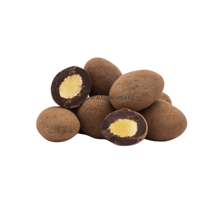 Mandle v hořké čokoládě s kakaem, 130 g