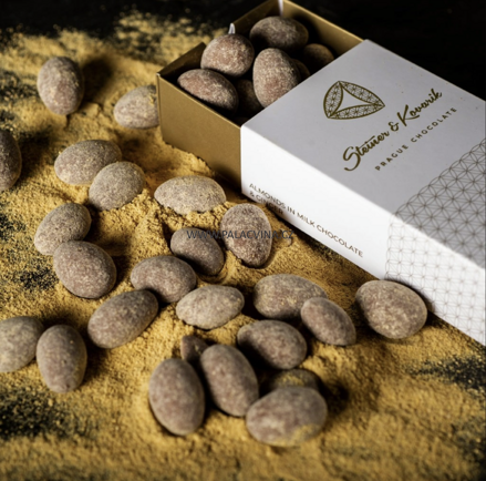 Mandle v mléčné čokoládě se zázvorem 130g