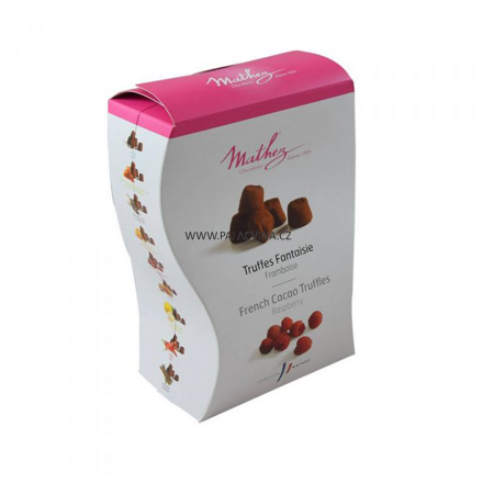 Kakaové lanýže - maliny, Etui 250g