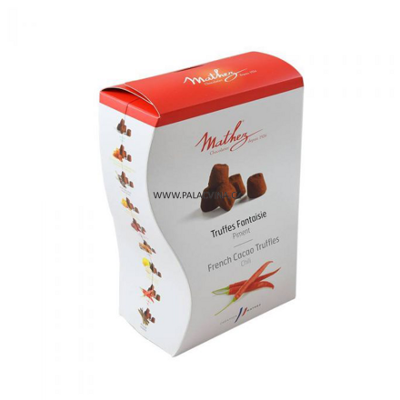 Kakaové lanýže - chili, Etui 250g