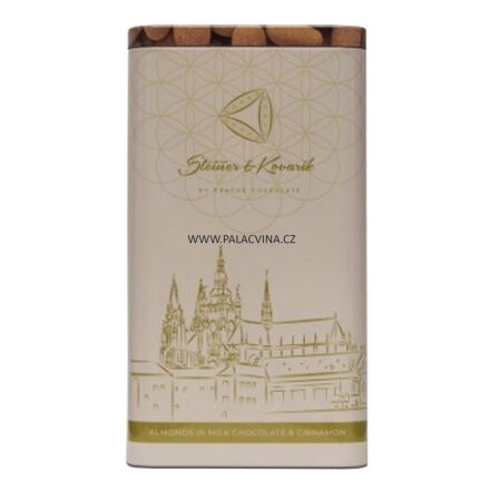 Mandle v mléčné čokoládě se skořicí, 400 g
