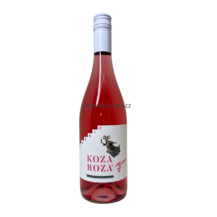 Koza Roza, jemně perlivý aromatizovaný vinný nápoj, Jiří Maděřič