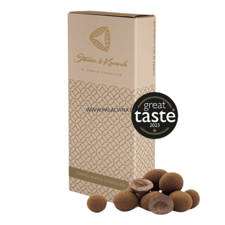 Káva v mléčné čokoládě s kakaem, 130g