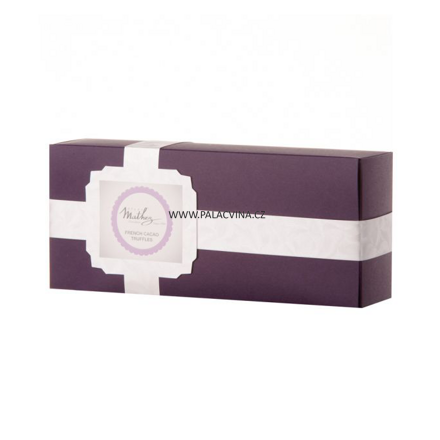 Kakaové lanýže, bonboniéra Collection violet 130g