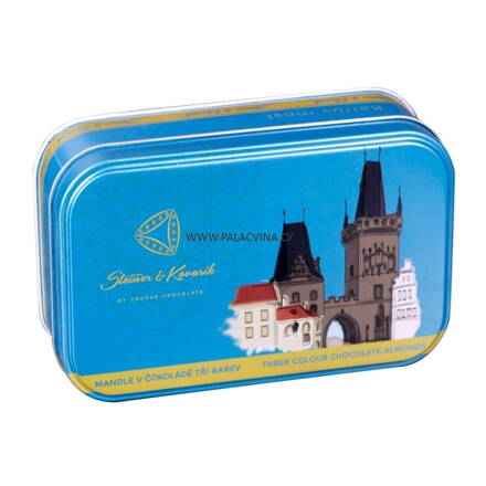 Mandle v čokoládě tří barev, 150 g