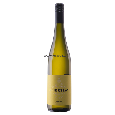 Riesling QbA trocken, Yellow label,  Weingut Geierslay