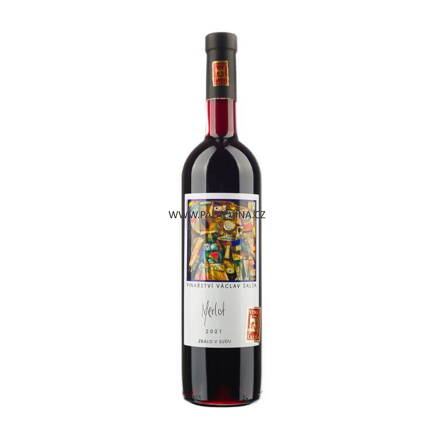 Merlot 2021, polosuché, Vinařství Šalša